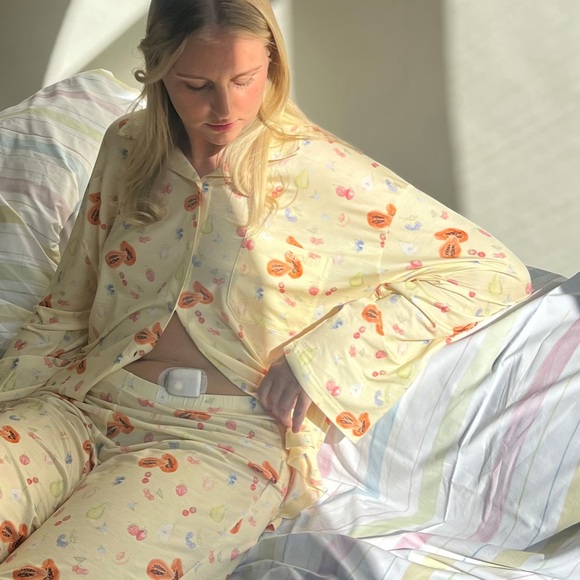 DJERF AVENUE MWT fruit pajama set size M - never worn, brand new - Picture 2 of 4